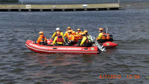 Kilkenny Civil Defence Boat Training